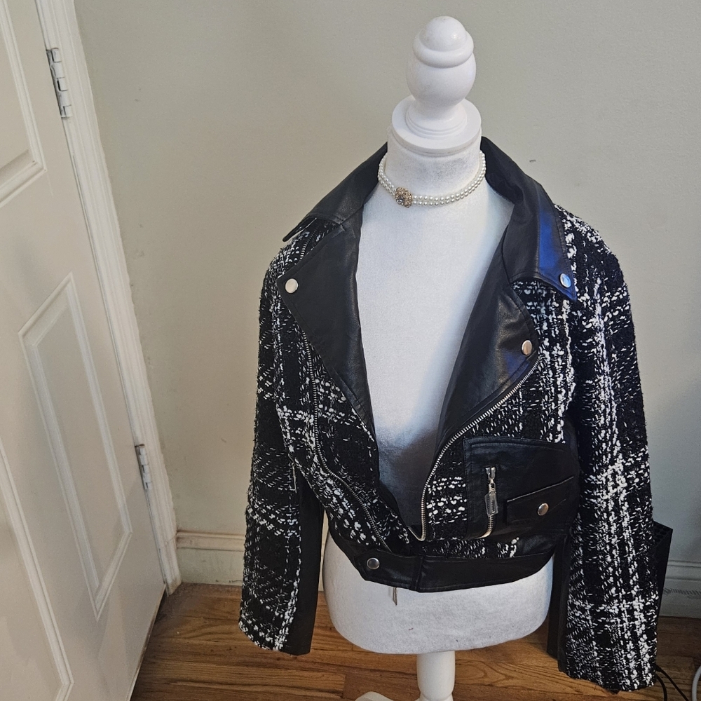 Motorcycle tweed Jacket